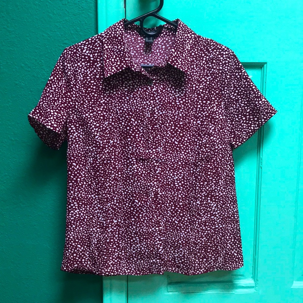 NWOT Forever 21 Animal Print Blouse